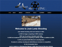 Tablet Screenshot of joshlentzshooting.com